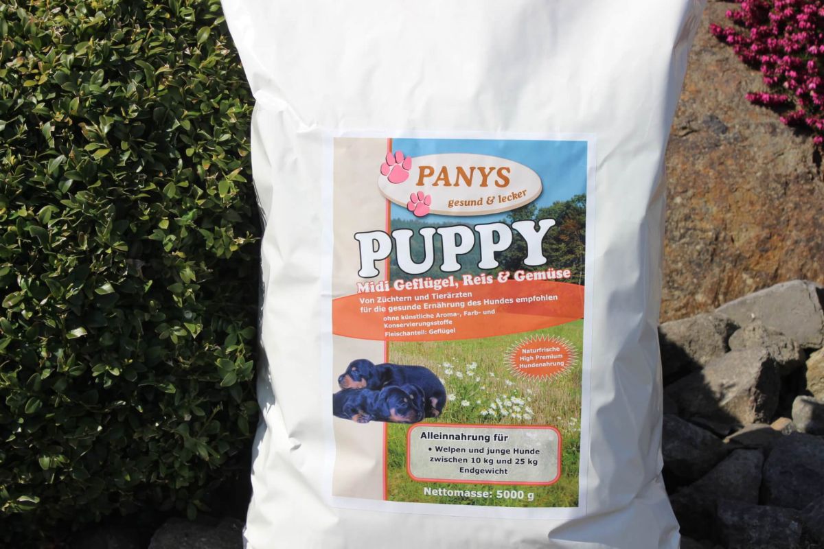 Puppy Midi Geflügel, Reis + Gemüse - 5,0 Kg