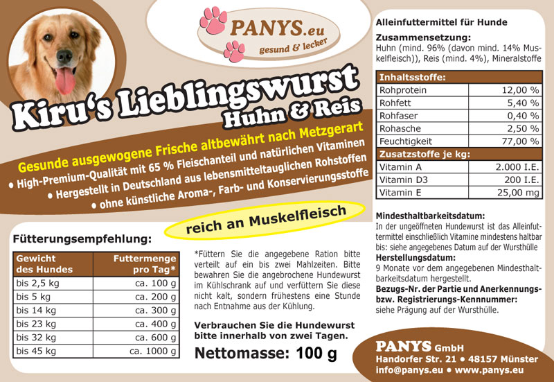Kirus Lieblingswurst - 6 Stk á 200g