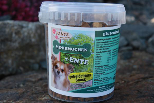 Miniknochen getreidefreie Rezeptur + Ente - 500g